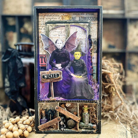 Idea-ology 2026 Tim Holtz Halloween Apothecary Vials (TH93302)