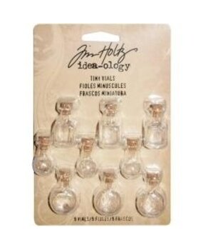 Idea-ology 2026 Tim Holtz Halloween Tiny Vials (9pcs) (TH93201) Idea-ology 2026 Tim Holtz Halloween Tiny Vials (9pcs) (TH93201)