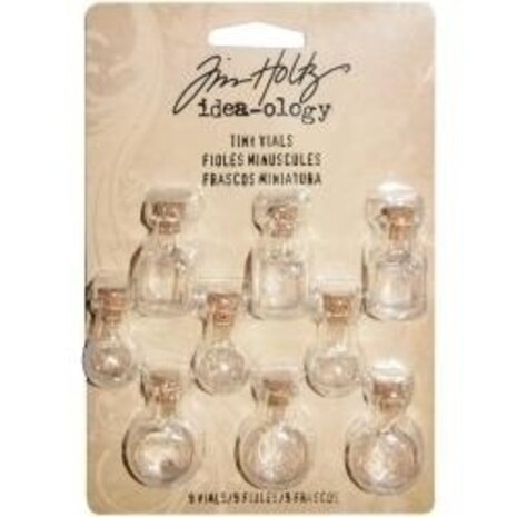 Idea-ology 2026 Tim Holtz Halloween Tiny Vials (9pcs) (TH93201) Idea-ology 2026 Tim Holtz Halloween Tiny Vials (9pcs) (TH93201)