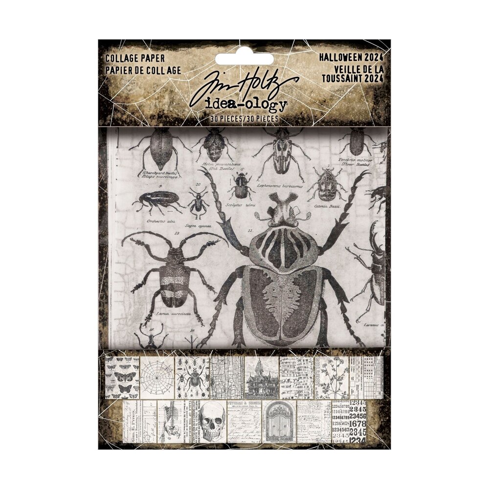 Idea-ology 2026 Tim Holtz Halloween Collage Paper (TH94393)
