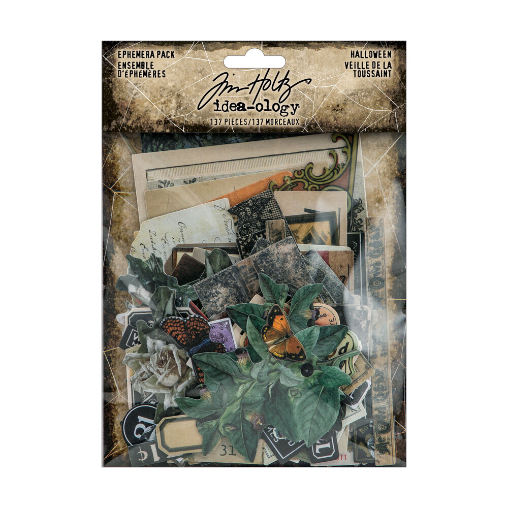 Idea-ology 2026 Tim Holtz Halloween Ephemera Pack (TH94435) Idea-ology 2026 Tim Holtz Halloween Ephemera Pack (TH94435)