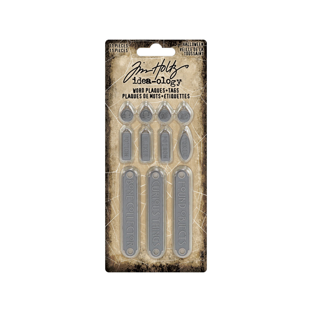 Idea-ology 2026 Tim Holtz Halloween Word Plaques + Tags (TH94438) Idea-ology 2026 Tim Holtz Halloween Word Plaques + Tags (TH94438)