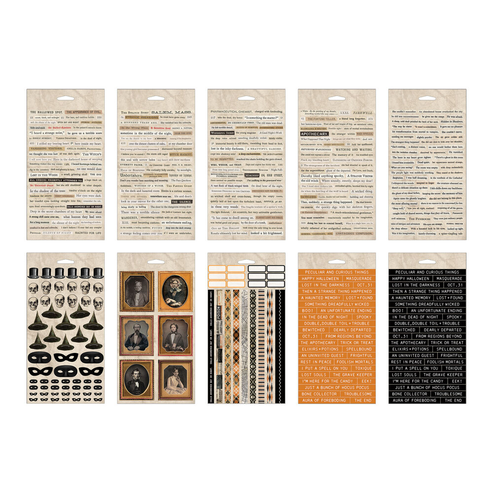 Idea-ology 2026 Tim Holtz Halloween Sticker Book (TH94442) Idea-ology 2026 Tim Holtz Halloween Sticker Book (TH94442)