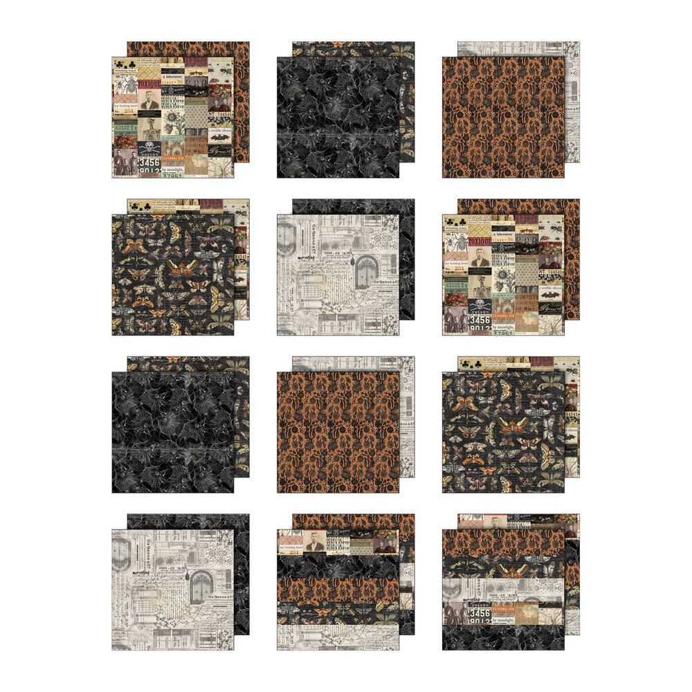 Idea-ology PRE-ORDER Tim Holtz Palette Collection 12x12 Inch Halloween (TH94467) Idea-ology PRE-ORDER Tim Holtz Palette Collection 12x12 Inch Halloween (TH94467)