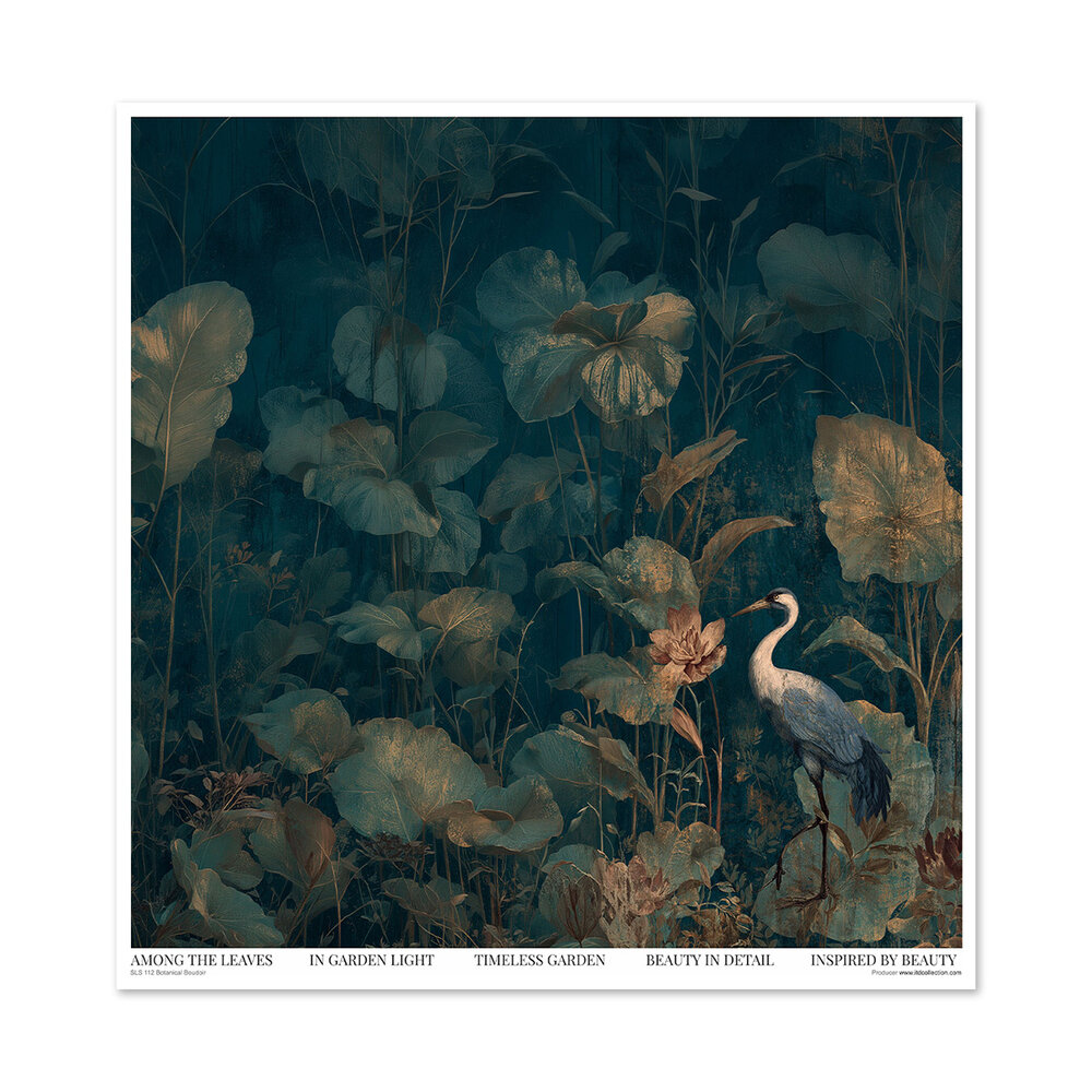 ITD Collection Botanical Boudoir 12x12 Inch Paper Pad (SLS 112)