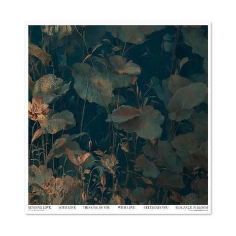 ITD Collection Botanical Boudoir 12x12 Inch Paper Pad (SLS 112)