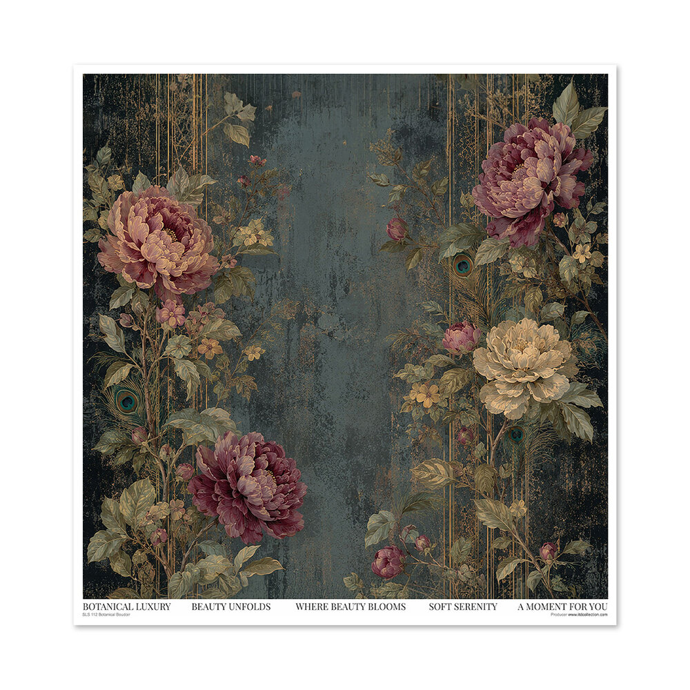 ITD Collection Botanical Boudoir 12x12 Inch Paper Pad (SLS 112)