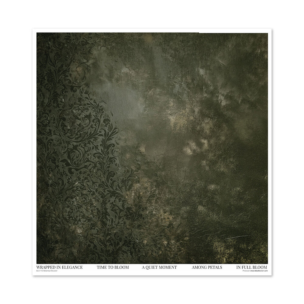 ITD Collection Botanical Boudoir 12x12 Inch Paper Pad (SLS 112)