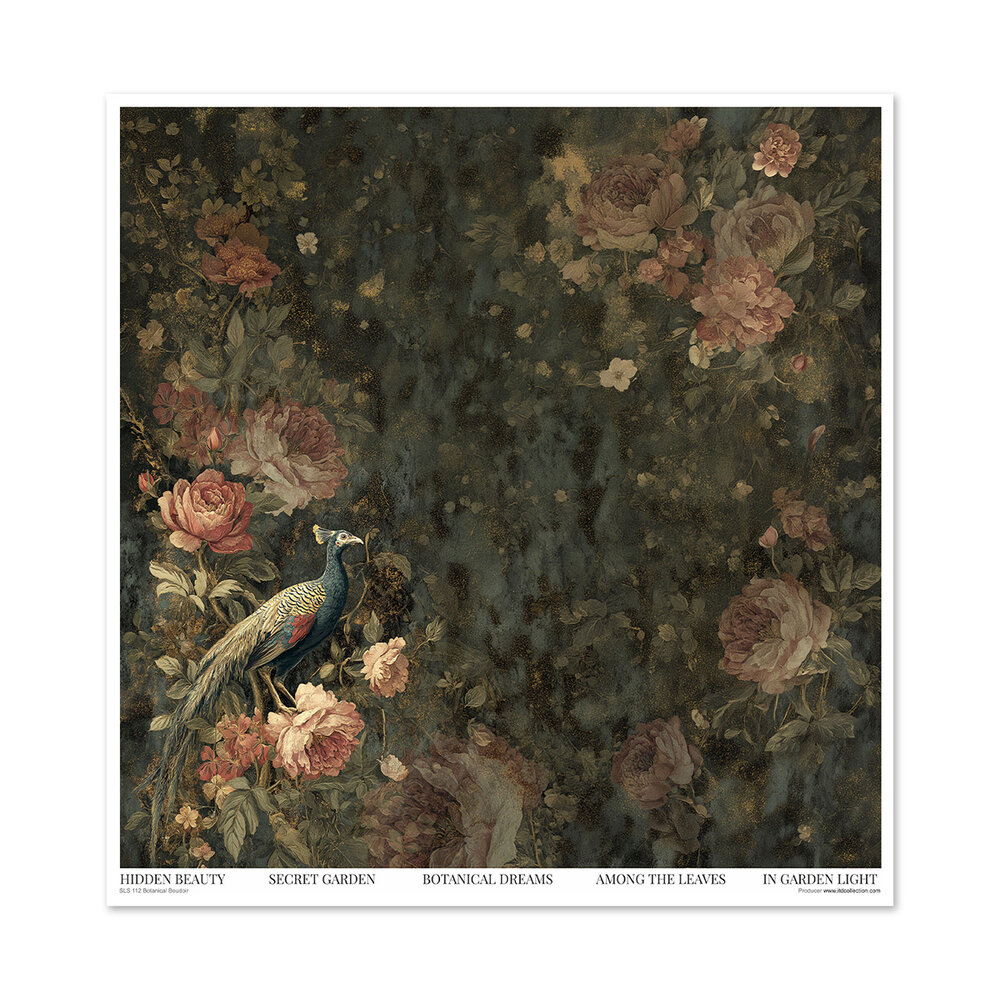 ITD Collection Botanical Boudoir 12x12 Inch Paper Pad (SLS 112)