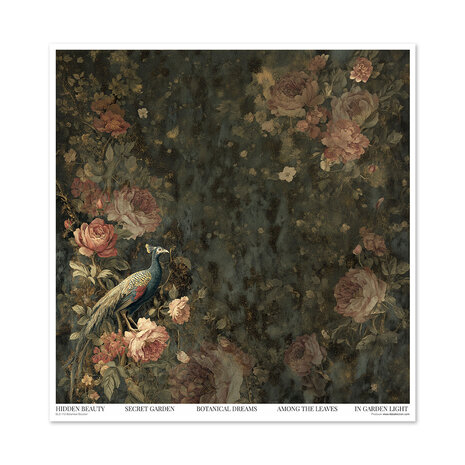 ITD Collection Botanical Boudoir 12x12 Inch Paper Pad (SLS 112)