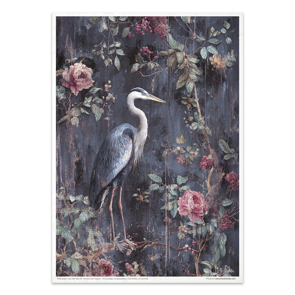 ITD Collection Botanical Boudoir A4 Rice Paper Set (RP 107) ITD Collection Botanical Boudoir A4 Rice Paper Set (RP 107)