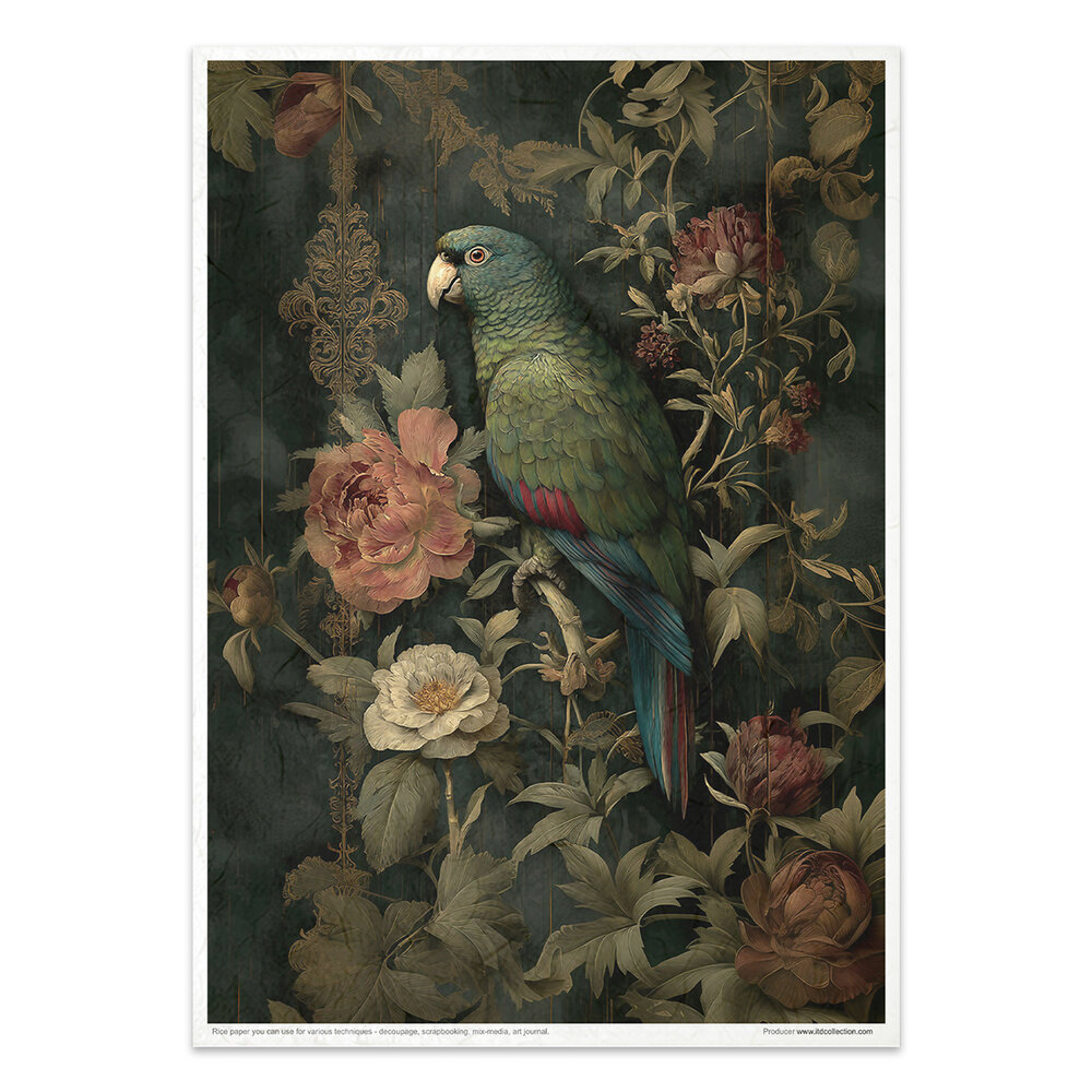 ITD Collection Botanical Boudoir A4 Rice Paper Set (RP 107) ITD Collection Botanical Boudoir A4 Rice Paper Set (RP 107)