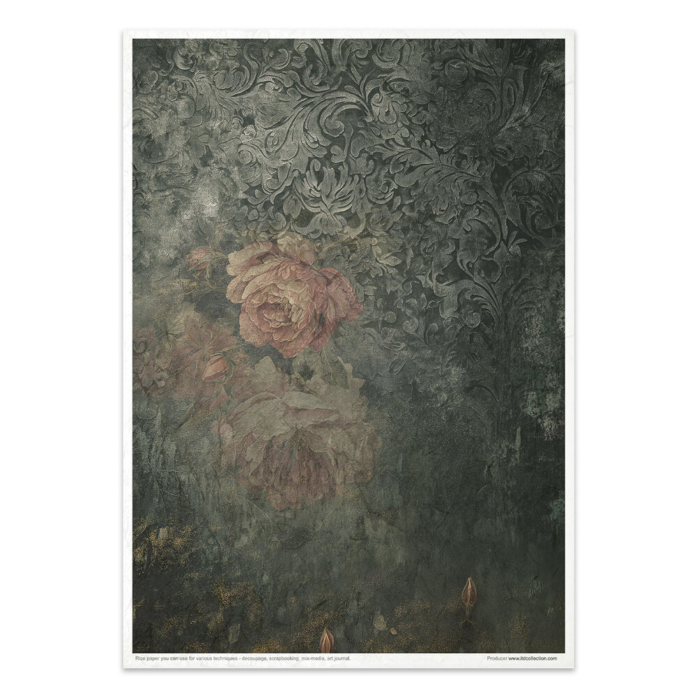 ITD Collection Botanical Boudoir A4 Rice Paper Set (RP 107) ITD Collection Botanical Boudoir A4 Rice Paper Set (RP 107)