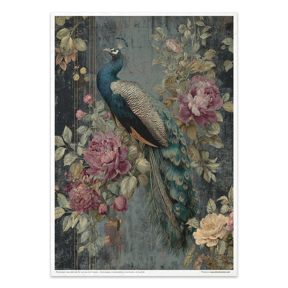 ITD Collection Botanical Boudoir A4 Rice Paper Set (RP 107) ITD Collection Botanical Boudoir A4 Rice Paper Set (RP 107)