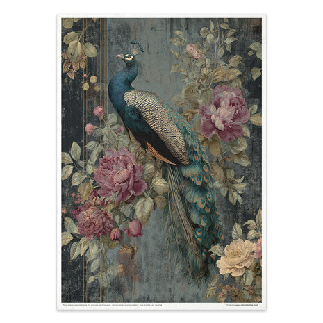 ITD Collection Botanical Boudoir A4 Rice Paper Set (RP 107) ITD Collection Botanical Boudoir A4 Rice Paper Set (RP 107)