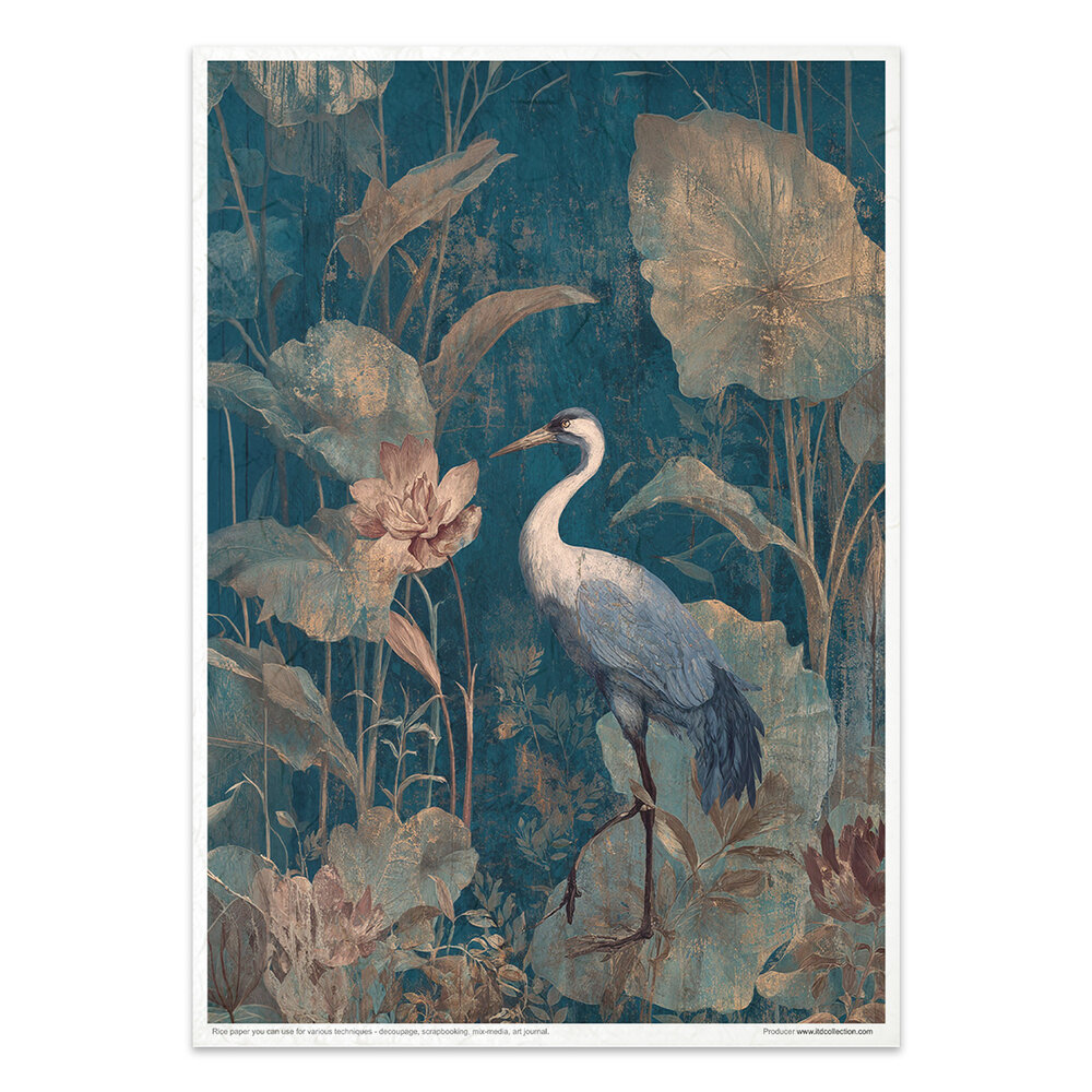 ITD Collection Botanical Boudoir A4 Rice Paper Set (RP 107) ITD Collection Botanical Boudoir A4 Rice Paper Set (RP 107)