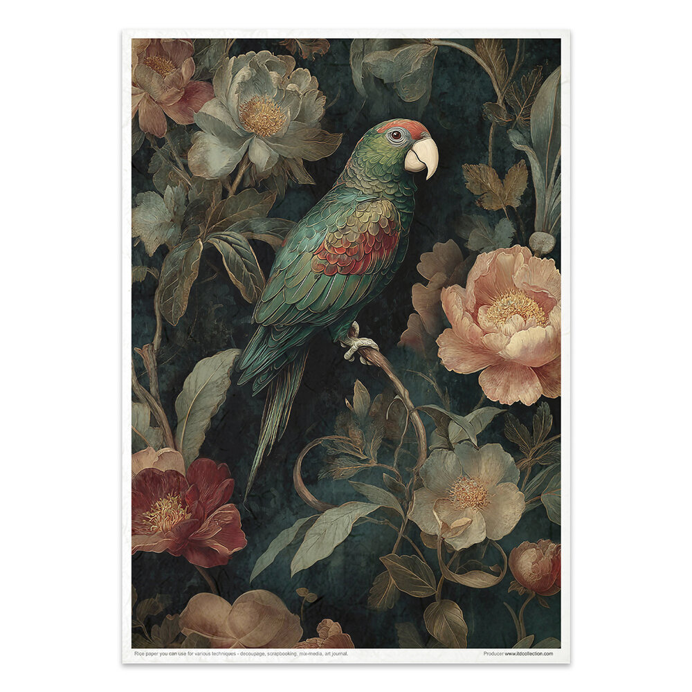 ITD Collection Botanical Boudoir A4 Rice Paper Set (RP 107) ITD Collection Botanical Boudoir A4 Rice Paper Set (RP 107)
