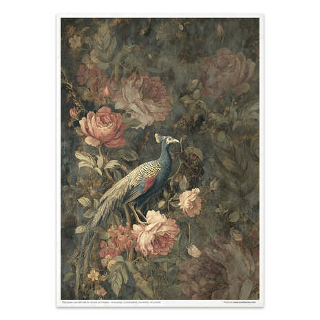 ITD Collection Botanical Boudoir A4 Rice Paper Set (RP 107) ITD Collection Botanical Boudoir A4 Rice Paper Set (RP 107)