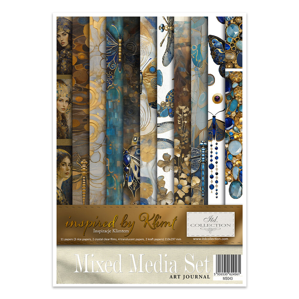 ITD Collection Inspired by Klimt A4 Mixed Media Set (MS043)