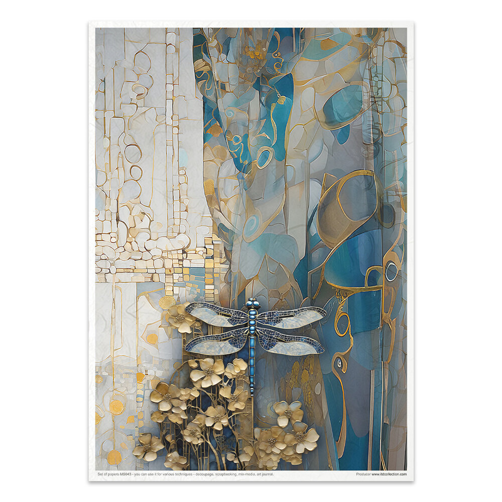 ITD Collection Inspired by Klimt A4 Mixed Media Set (MS043)