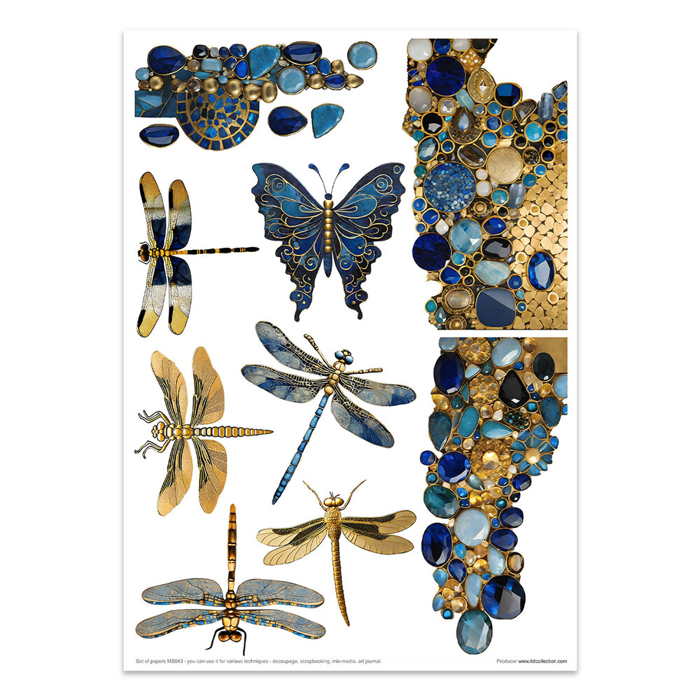 ITD Collection Inspired by Klimt A4 Mixed Media Set (MS043)