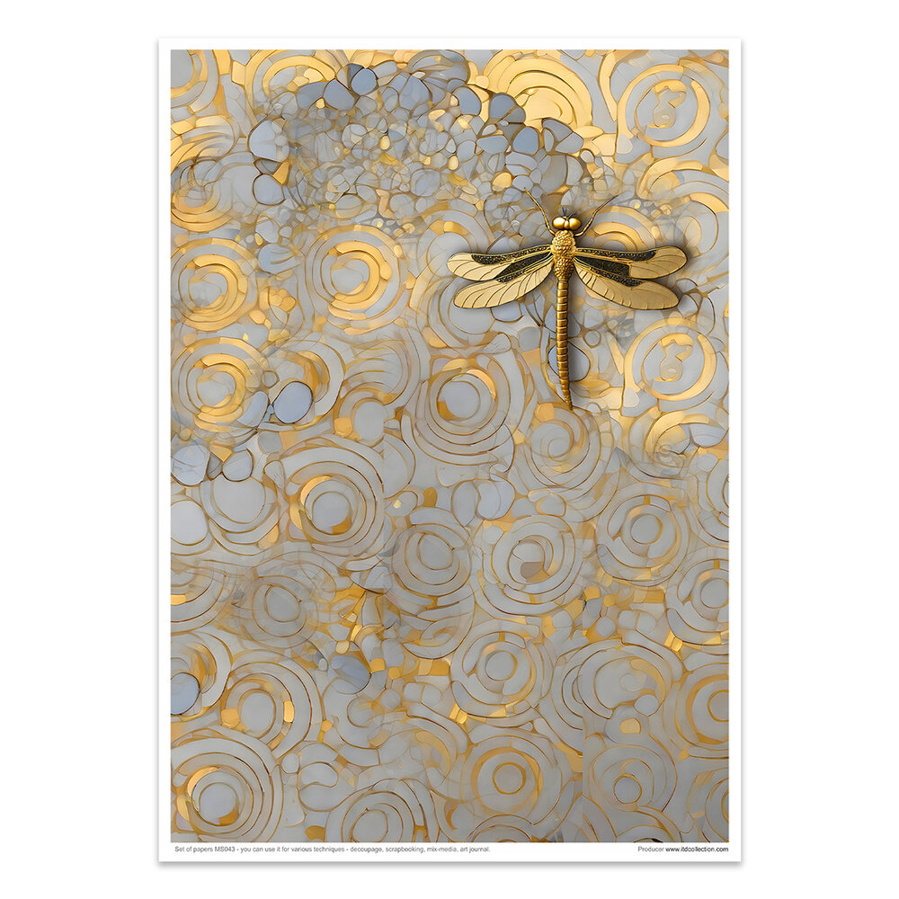 ITD Collection Inspired by Klimt A4 Mixed Media Set (MS043)