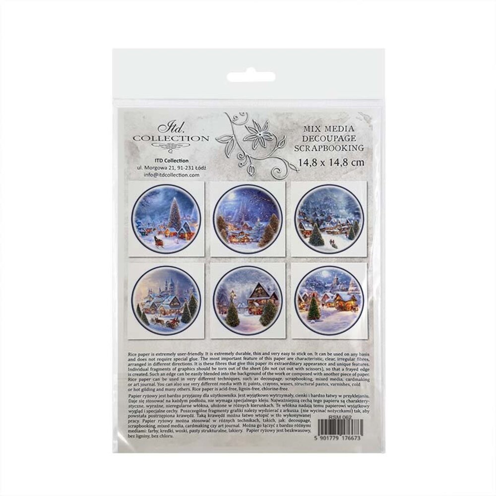ITD Collection 6x6 Inch Rice Paper Set (RSM 062)