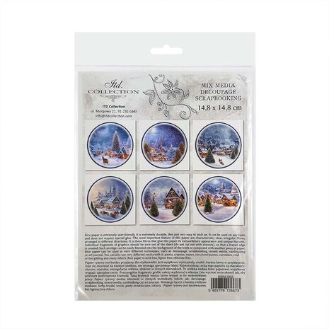ITD Collection 6x6 Inch Rice Paper Set (RSM 062)