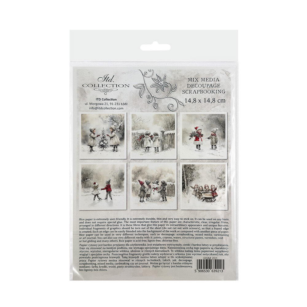 ITD Collection 6x6 Inch Rice Paper Set (RSM 201)