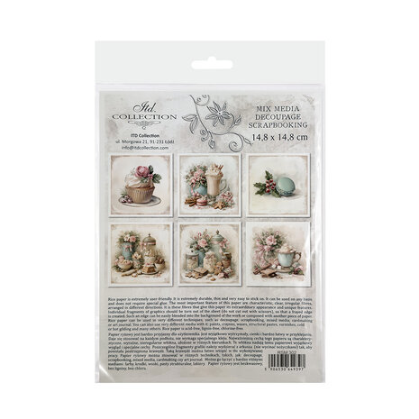 ITD Collection 6x6 Inch Rice Paper Set (RSM 303)