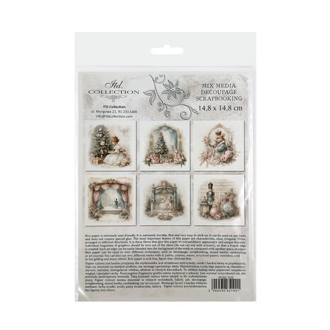 ITD Collection 6x6 Inch Rice Paper Set (RSM 308)