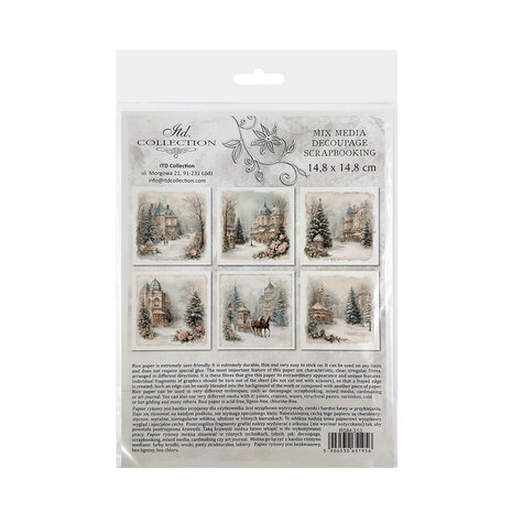 ITD Collection 6x6 Inch Rice Paper Set (RSM 313)