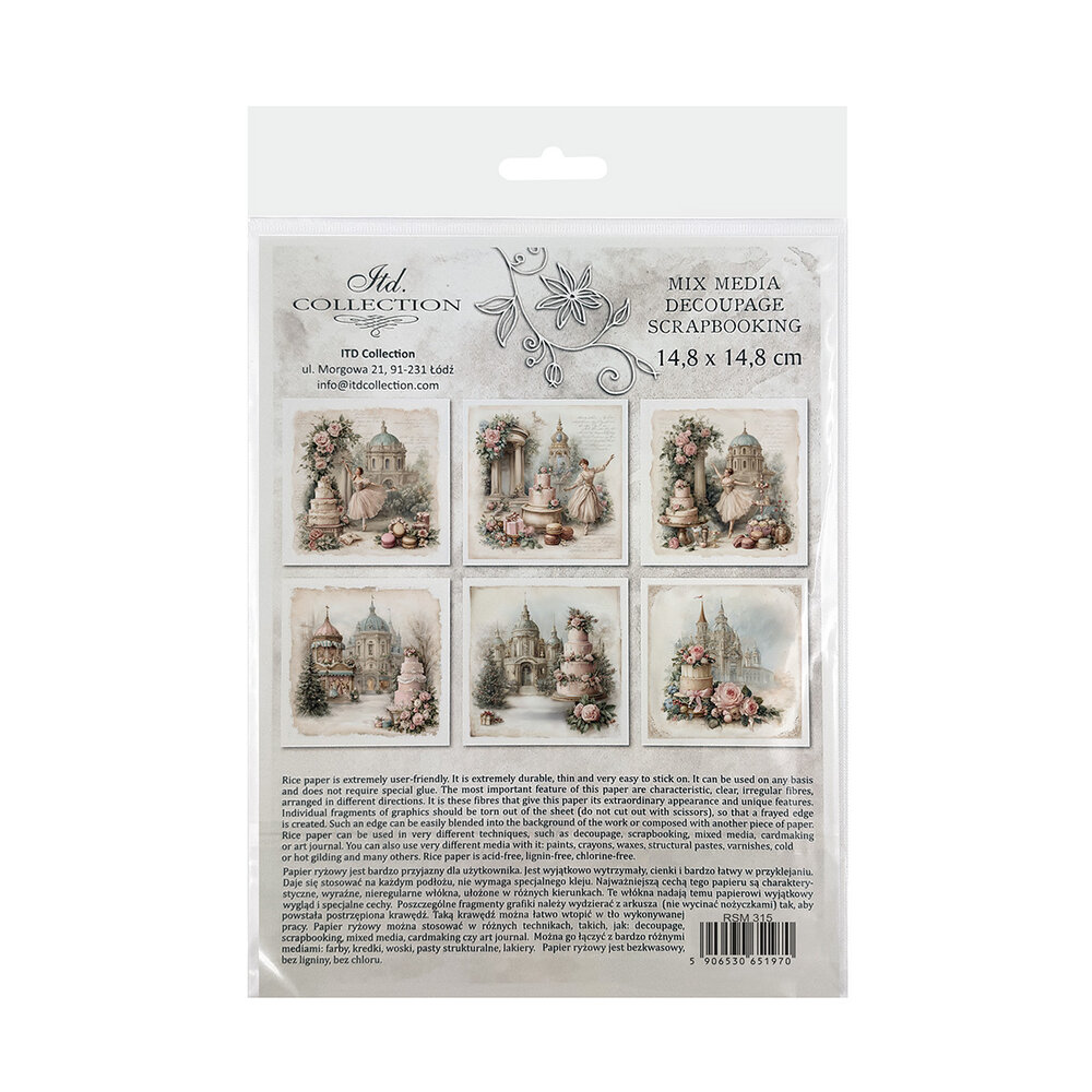 ITD Collection 6x6 Inch Rice Paper Set (RSM 315)