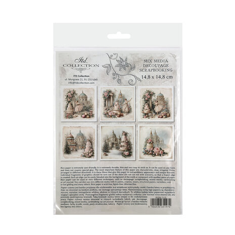 ITD Collection 6x6 Inch Rice Paper Set (RSM 315)