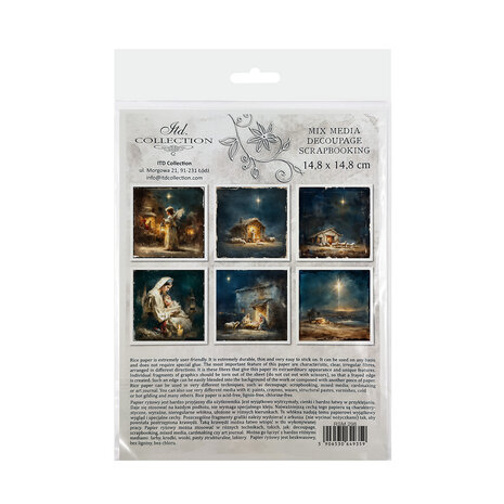 ITD Collection 6x6 Inch Rice Paper Set (RSM 298)