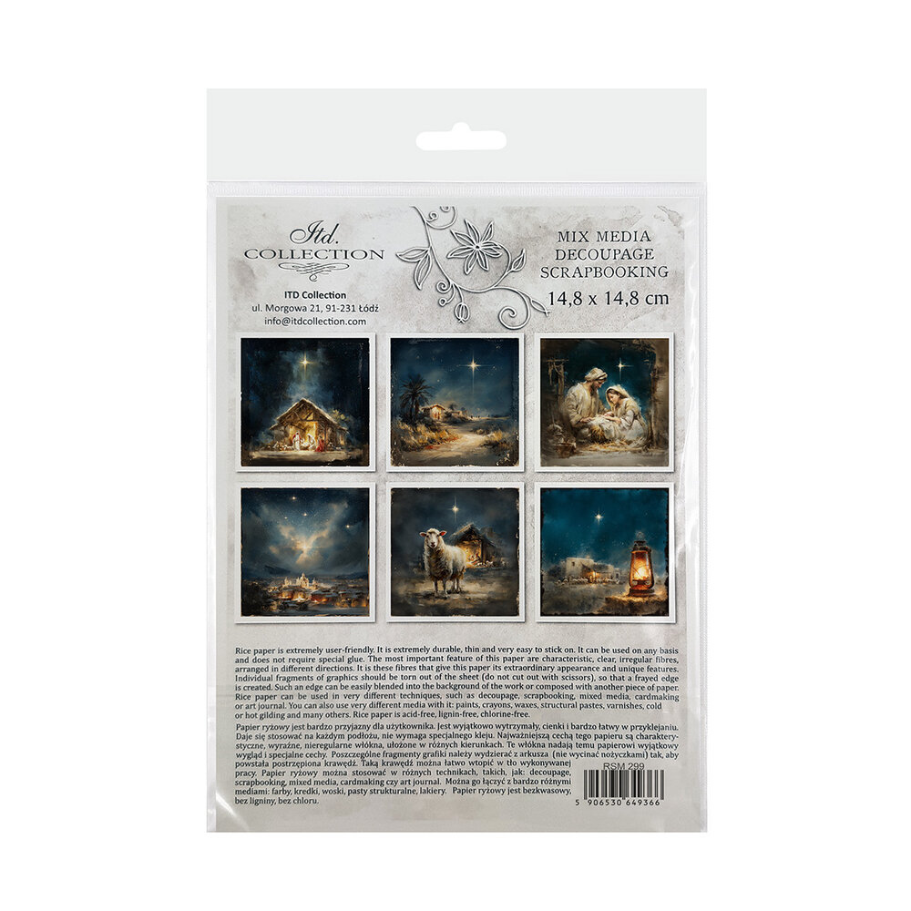 ITD Collection 6x6 Inch Rice Paper Set (RSM 299) ITD Collection 6x6 Inch Rice Paper Set (RSM 299)