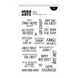 Hero Arts PRE-ORDER Spooky Smiles Clear Stamp Set Bite Nite (CM877)
