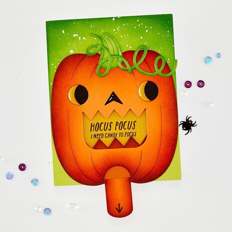 Hero Arts PRE-ORDER Spooky Smiles Die Set Big Mouth Jack-o-Lantern (DF313)