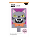 Hero Arts PRE-ORDER Spooky Smiles Die Set Big Mouth Cat (DF324)