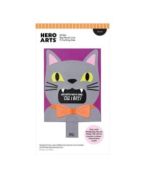 Hero Arts PRE-ORDER Spooky Smiles Die Set Big Mouth Cat (DF324)