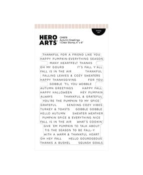 Hero Arts PRE-ORDER Whimsical Wheels Clear Stamp Set Autumn Greetings (CM878) Hero Arts PRE-ORDER Whimsical Wheels Clear Stamp Set Autumn Greetings (CM878)