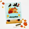 Hero Arts PRE-ORDER Whimsical Wheels Fall Words Hot Foil Plate & Die Set (HC111)