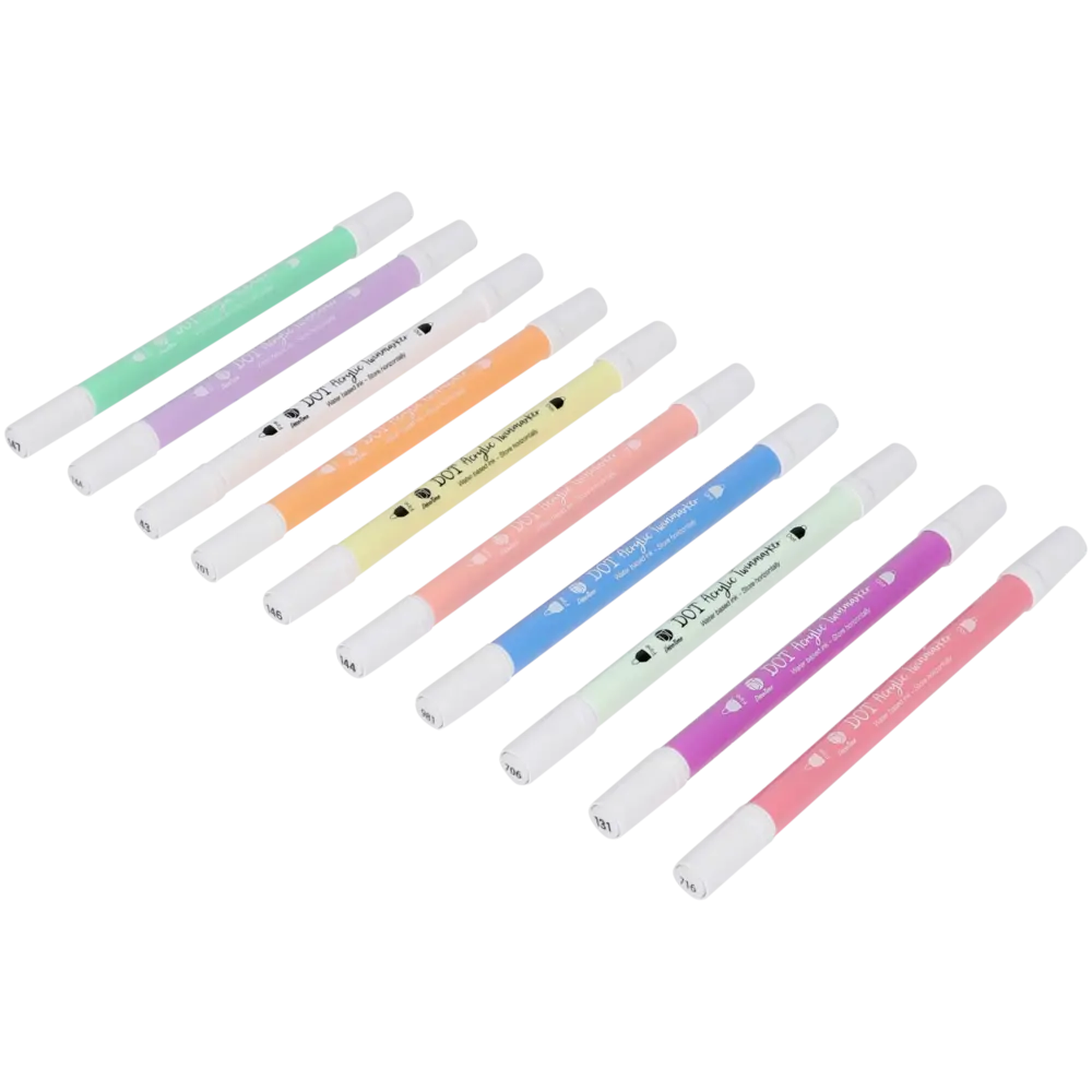 DécoTime Acrylic Dot Markers Pastels (Dot & Fine Tip) (3211945) DécoTime Acrylic Dot Markers Pastels (Dot & Fine Tip) (3211945)