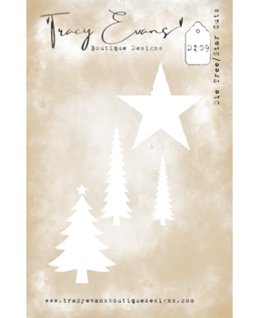 Tracy Evans Tree/Star Cuts Die Set (DIE09)