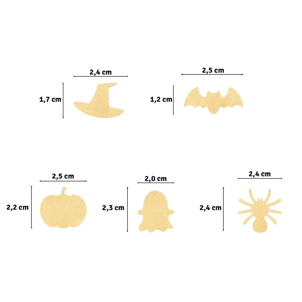 Vaessen Creative Figuurpons Set Halloween (5pcs) (2137-142) Vaessen Creative Figuurpons Set Halloween (5pcs) (2137-142)