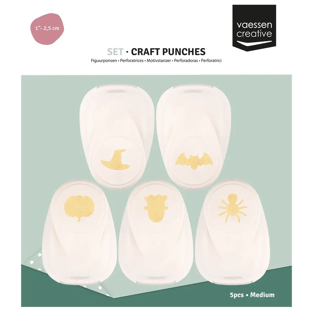 Vaessen Creative Figuurpons Set Halloween (5pcs) (2137-142) Vaessen Creative Figuurpons Set Halloween (5pcs) (2137-142)