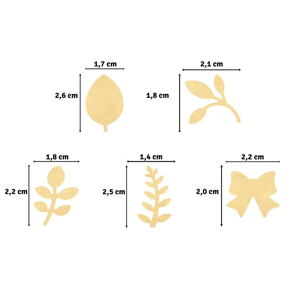 Vaessen Creative Figuurpons Set Krans (5pcs) (2137-504) Vaessen Creative Figuurpons Set Krans (5pcs) (2137-504)