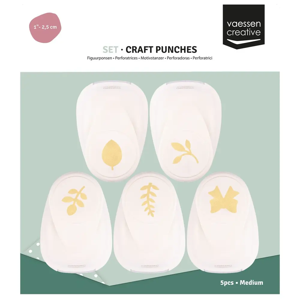 Vaessen Creative Figuurpons Set Krans (5pcs) (2137-504) Vaessen Creative Figuurpons Set Krans (5pcs) (2137-504)