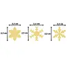 Vaessen Creative Figuurpons Set Sneeuwvlokken (3pcs) (2137-141)