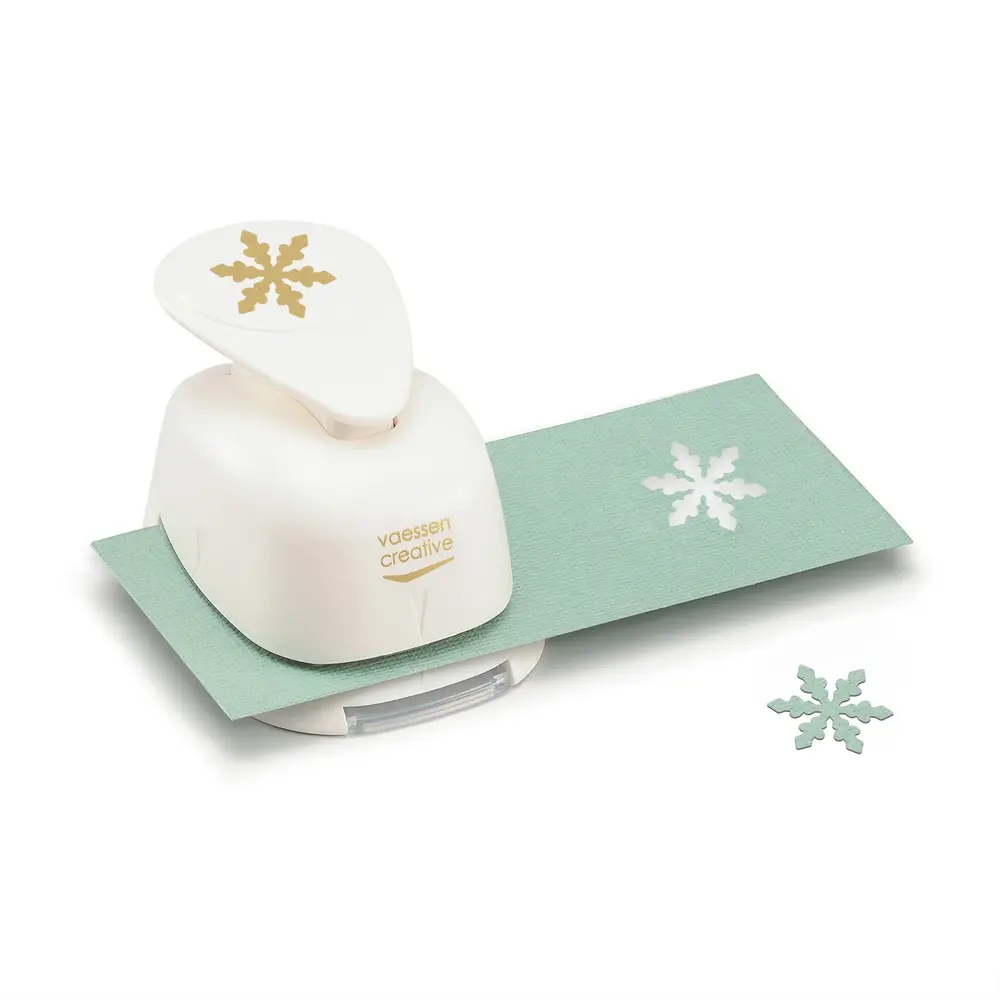 Vaessen Creative Figuurpons Set Sneeuwvlokken (3pcs) (2137-141)